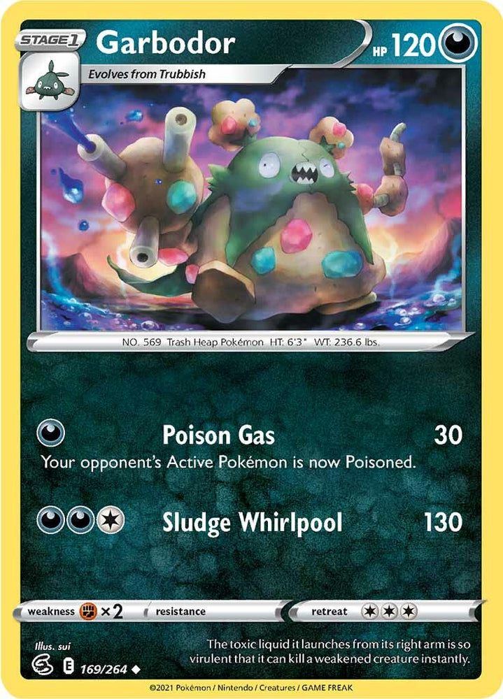 Garbodor (169/264) [Sword & Shield: Fusion Strike] Pokémon