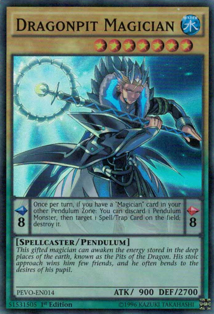 Dragonpit Magician [PEVO-EN014] Super Rare Yu-Gi-Oh!