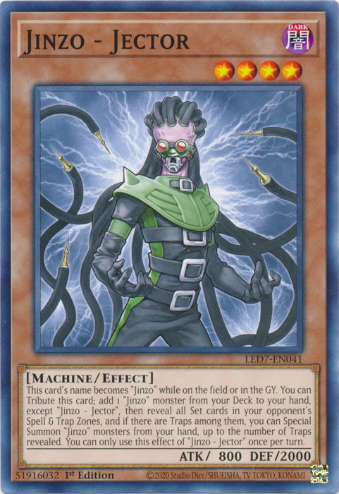 Jinzo - Jector [LED7-EN041] Common Yu-Gi-Oh!