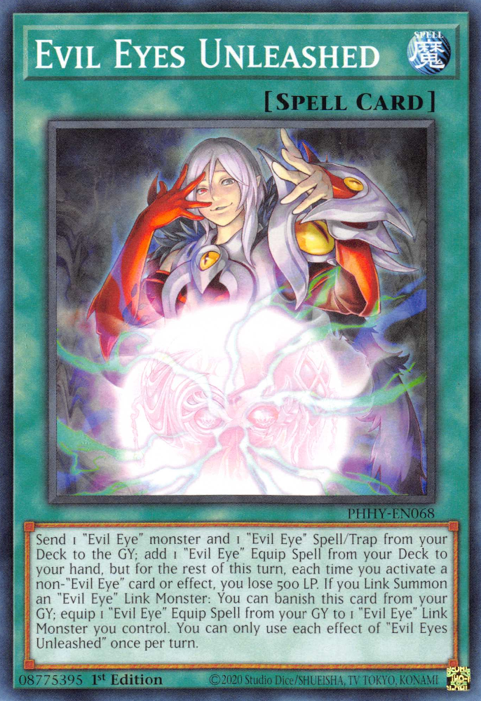 Evil Eyes Unleashed [PHHY-EN068] Common Yu-Gi-Oh!