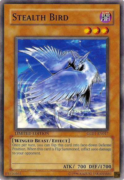 Stealth Bird [GLD1-EN017] Common Yu-Gi-Oh!