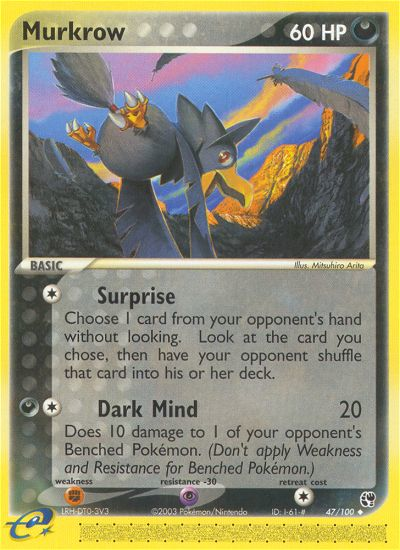 Murkrow (47/100) [EX: Sandstorm] Pokémon