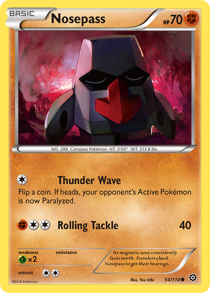 Nosepass (54/114) [XY: Steam Siege] Pokémon
