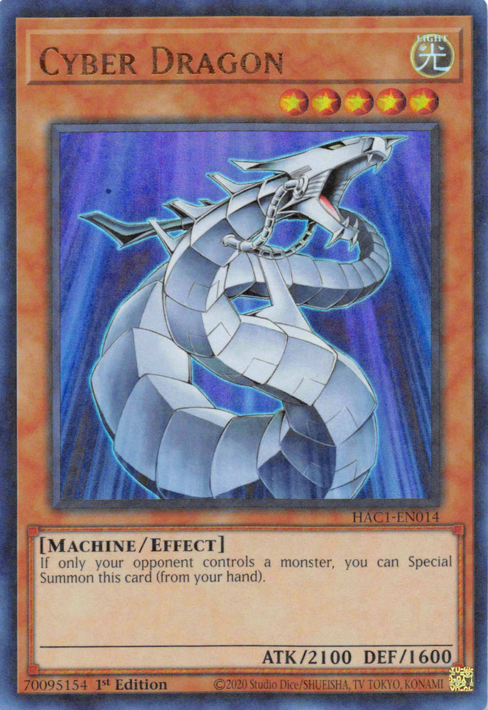 Cyber Dragon (Duel Terminal) [HAC1-EN014] Parallel Rare Yu-Gi-Oh!