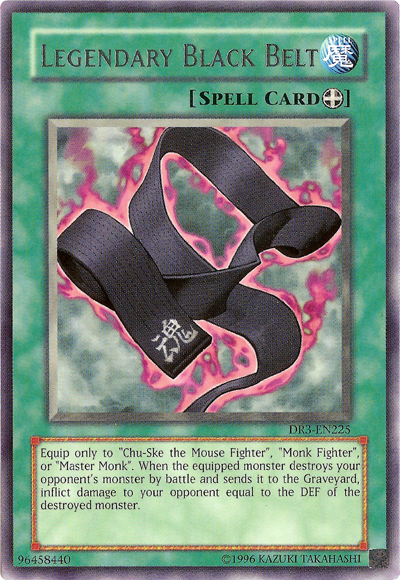 Legendary Black Belt [DR3-EN225] Rare Yu-Gi-Oh!