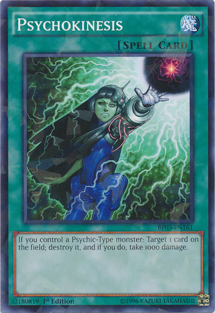Psychokinesis [BP03-EN161] Shatterfoil Rare Yu-Gi-Oh!
