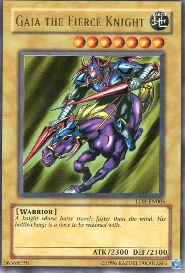 Gaia The Fierce Knight [LOB-EN006] Ultra Rare Yu-Gi-Oh!