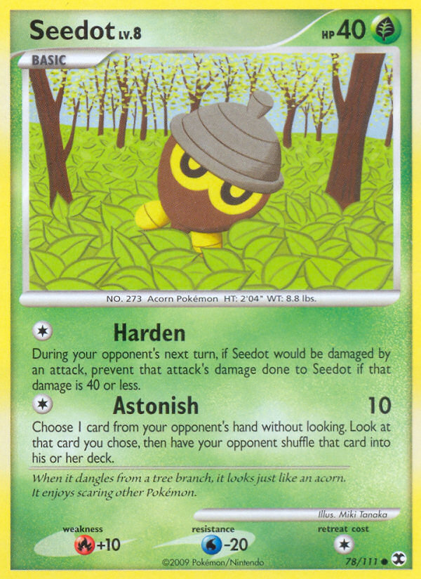 Seedot (78/111) [Platinum: Rising Rivals] Pokémon