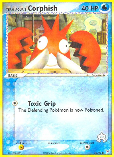 Team Aqua's Corphish (50/95) [EX: Team Magma vs Team Aqua] Pokémon