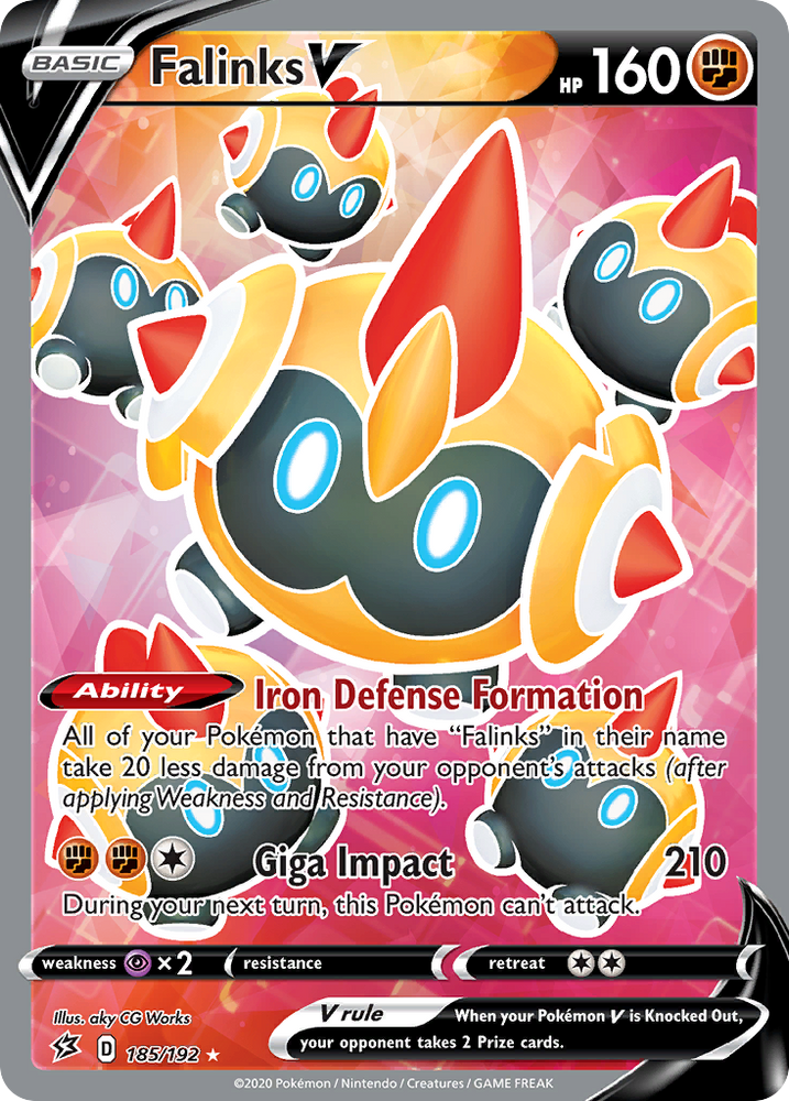 Falinks V (185/192) [Sword & Shield: Rebel Clash] Pokémon