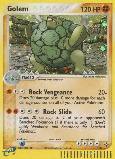 Golem (5/97) [EX: Dragon] Pokémon