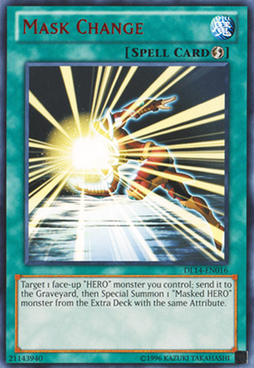 Mask Change (Red) [DL14-EN016] Rare Yu-Gi-Oh!