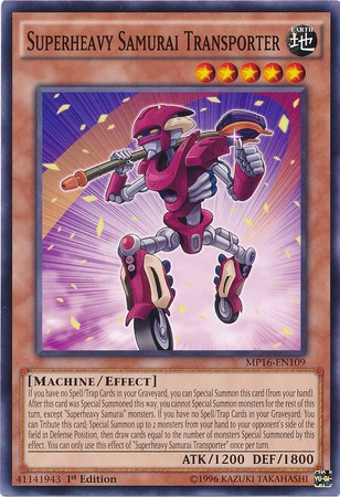 Superheavy Samurai Transporter [MP16-EN109] Common Yu-Gi-Oh!