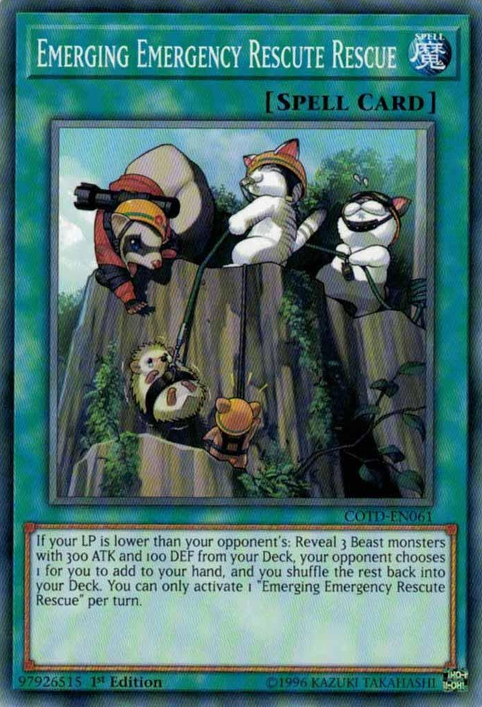 Emerging Emergency Rescute Rescue [COTD-EN061] Common Yu-Gi-Oh!