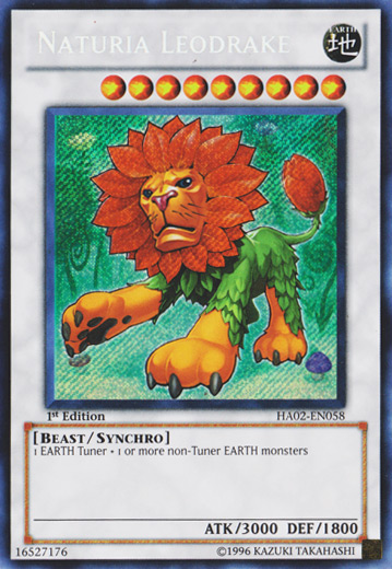Naturia Leodrake [HA02-EN058] Secret Rare Yu-Gi-Oh!