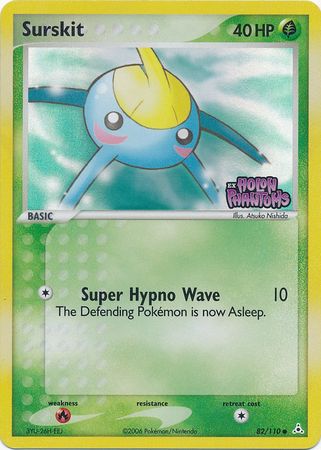 Surskit (82/110) (Stamped) [EX: Holon Phantoms] Pokémon