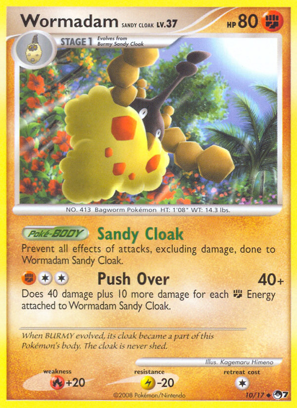 Wormadam Sandy Cloak (10/17) [POP Series 7] Pokémon