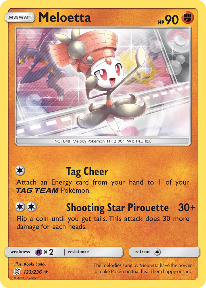 Meloetta (123/236) [Sun & Moon: Unified Minds] Pokémon