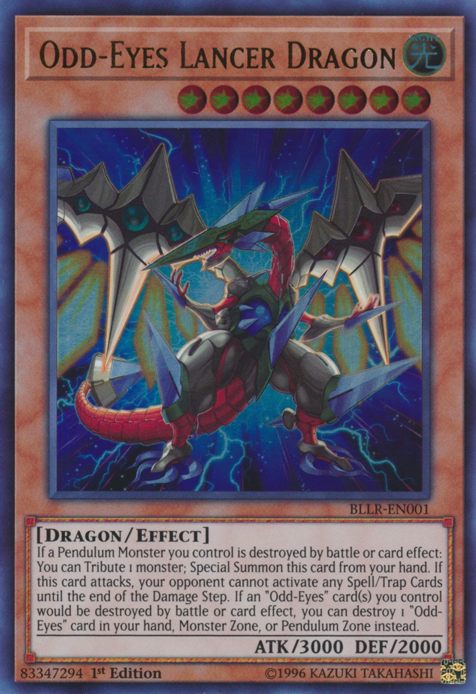 Odd-Eyes Lancer Dragon [BLLR-EN001] Ultra Rare Yu-Gi-Oh!