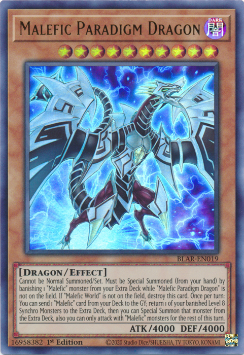 Malefic Paradigm Dragon [BLAR-EN019] Ultra Rare Yu-Gi-Oh!