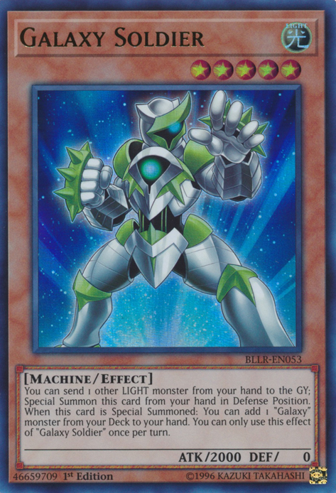 Galaxy Soldier [BLLR-EN053] Ultra Rare Yu-Gi-Oh!