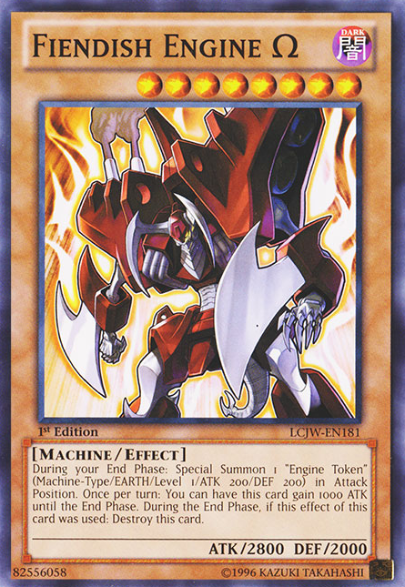 Fiendish Engine Omega [LCJW-EN181] Common Yu-Gi-Oh!