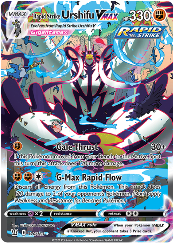 Rapid Strike Urshifu VMAX (170/163) [Sword & Shield: Battle Styles] Pokémon