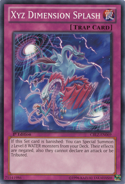 Xyz Dimension Splash [CBLZ-EN069] Common Yu-Gi-Oh!