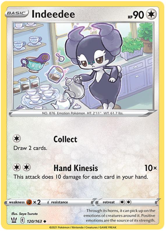 Indeedee (120/163) [Sword & Shield: Battle Styles] Pokémon