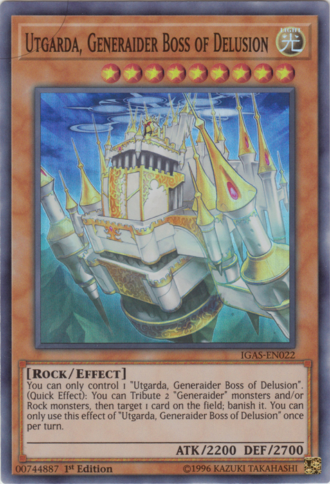 Utgarda, Generaider Boss of Delusion [IGAS-EN022] Super Rare Yu-Gi-Oh!