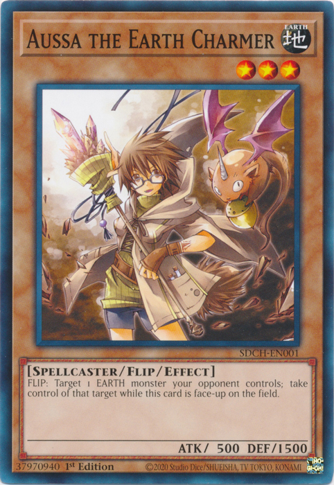 Aussa the Earth Charmer [SDCH-EN001] Common Yu-Gi-Oh!