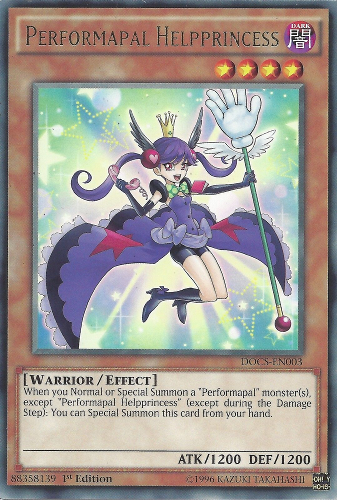 Performapal Helpprincess [DOCS-EN003] Rare Yu-Gi-Oh!