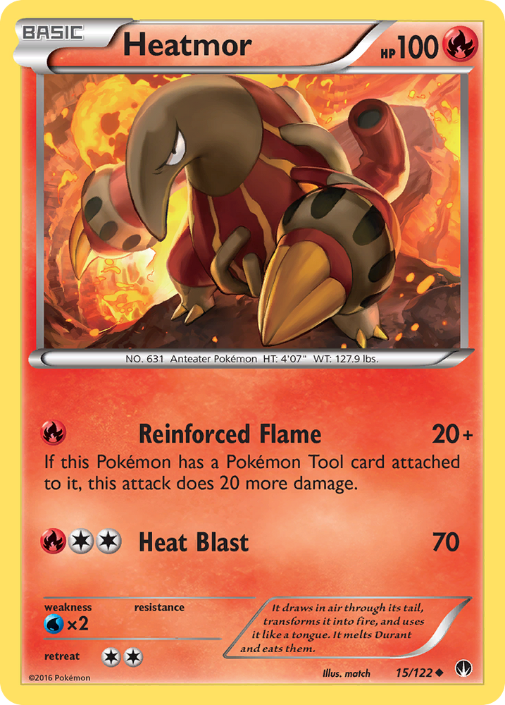 Heatmor (15/122) [XY: BREAKpoint] Pokémon