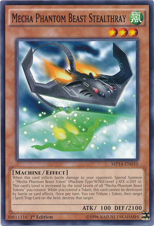 Mecha Phantom Beast Stealthray [MP14-EN010] Common Yu-Gi-Oh!