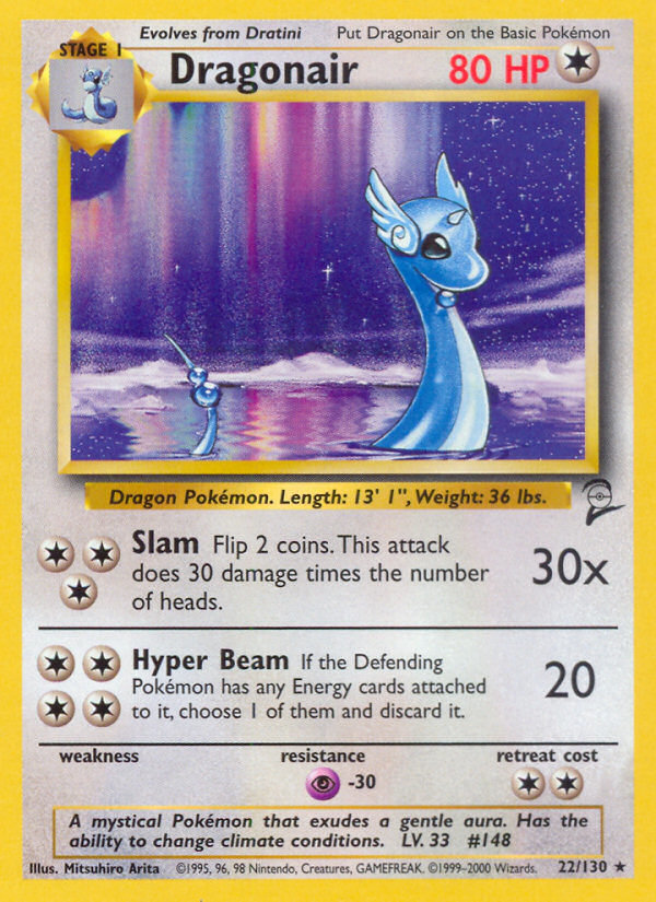 Dragonair (22/130) [Base Set 2] Pokémon