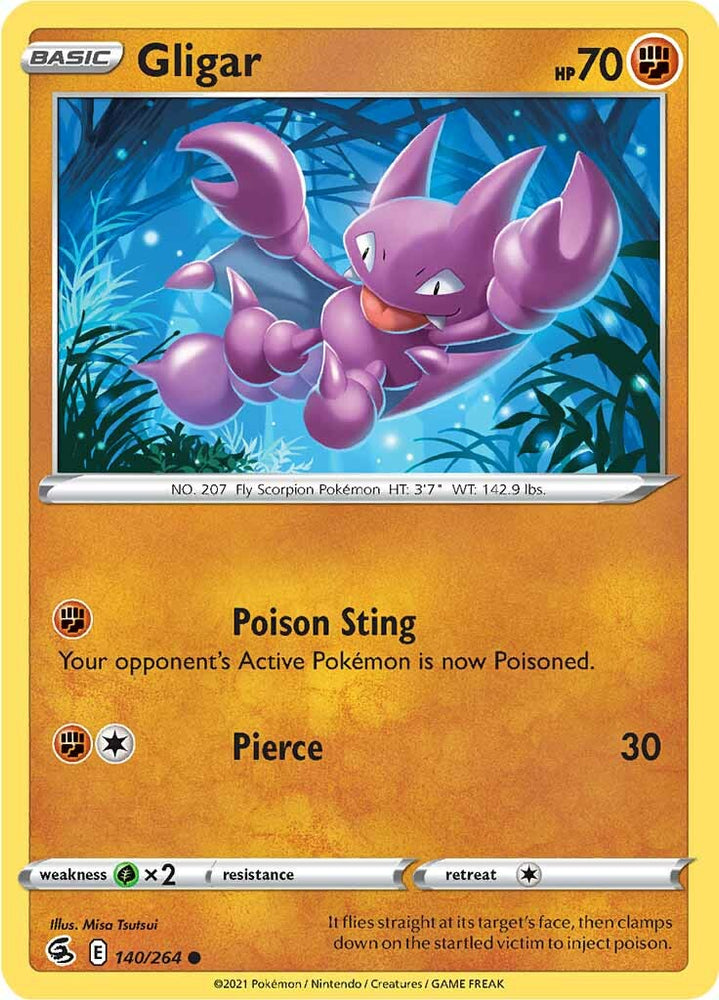 Gligar (140/264) [Sword & Shield: Fusion Strike] Pokémon