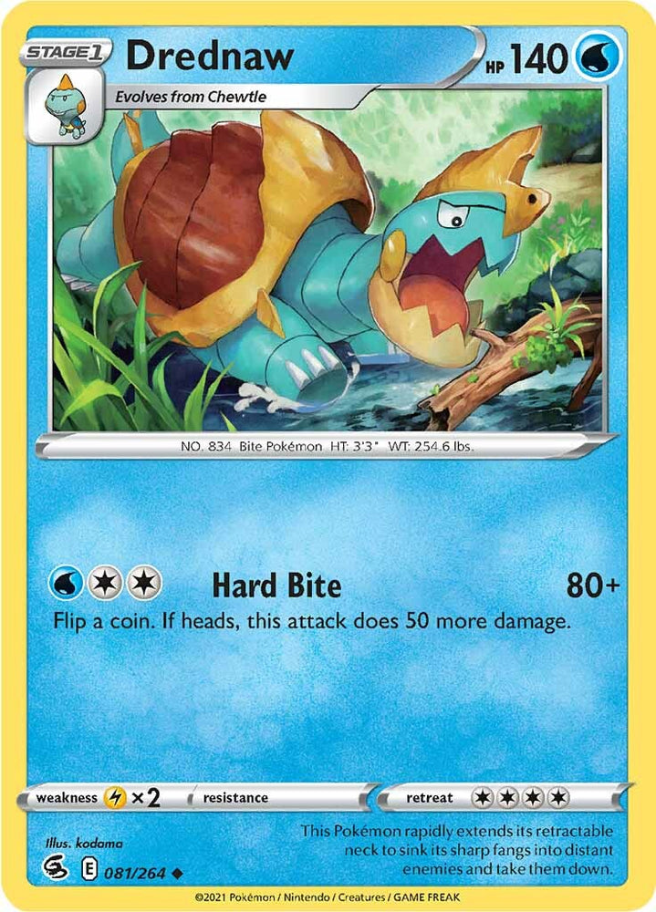 Drednaw (081/264) [Sword & Shield: Fusion Strike] Pokémon