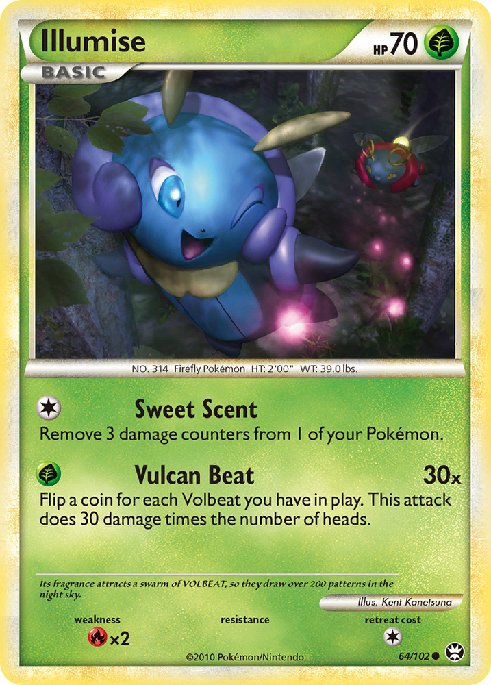 Illumise (64/102) [HeartGold & SoulSilver: Triumphant] Pokémon