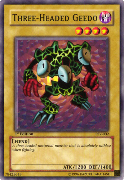 Three-Headed Geedo [PSV-002] Common Yu-Gi-Oh!