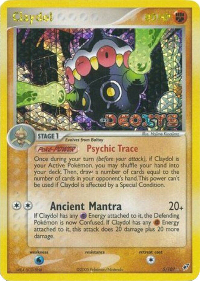Claydol (5/107) (Stamped) [EX: Deoxys] Pokémon