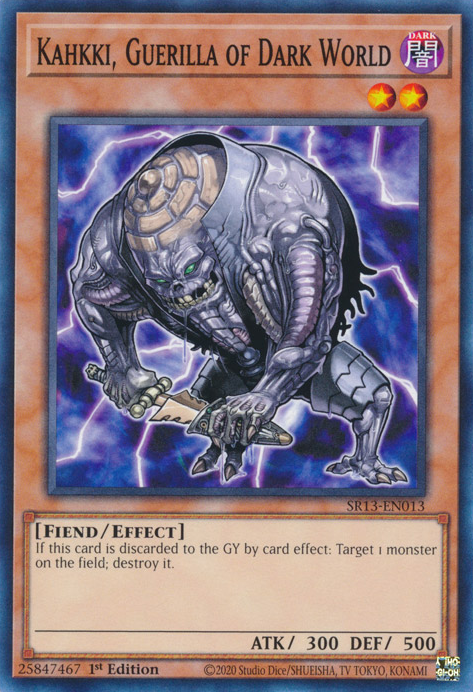 Kahkki, Guerilla of Dark World [SR13-EN013] Common Yu-Gi-Oh!