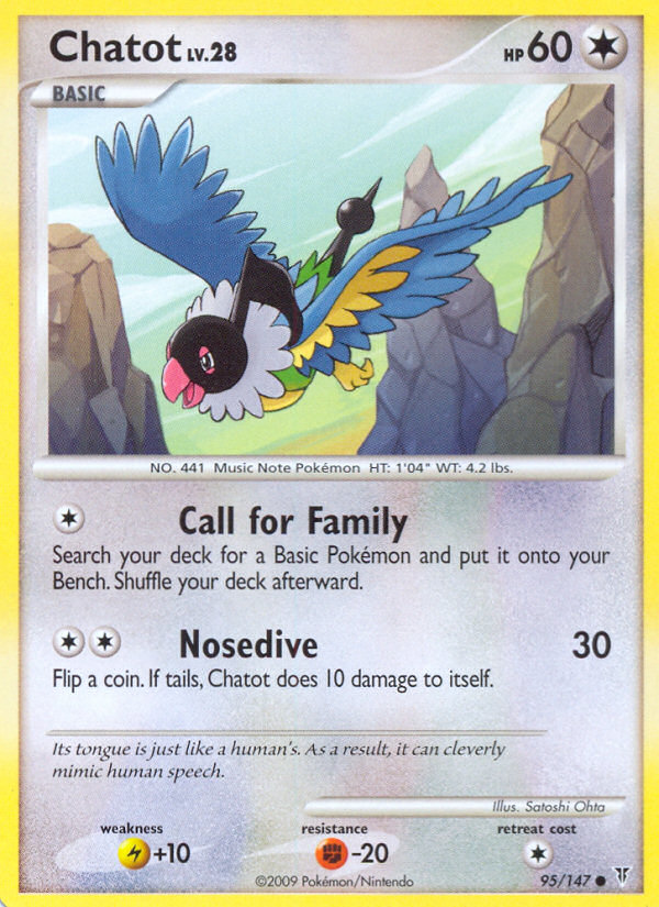 Chatot (95/147) [Platinum: Supreme Victors] Pokémon