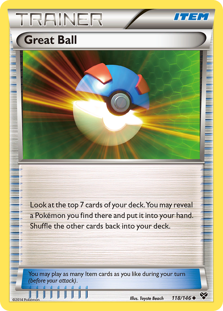 Great Ball (118/146) [XY: Base Set] Pokémon
