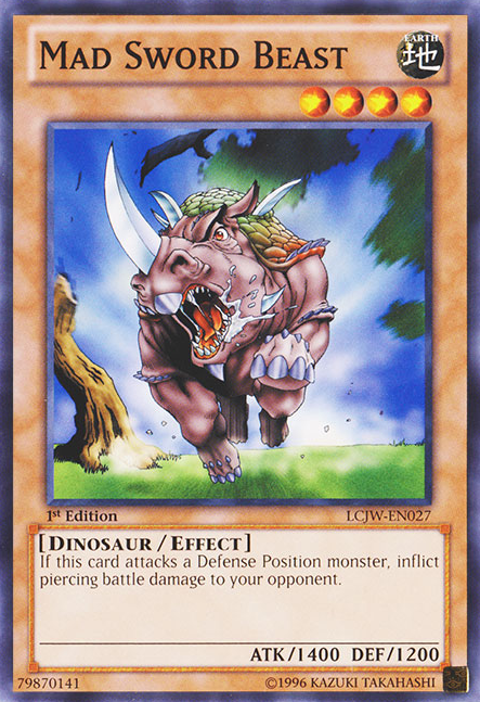 Mad Sword Beast [LCJW-EN027] Common Yu-Gi-Oh!