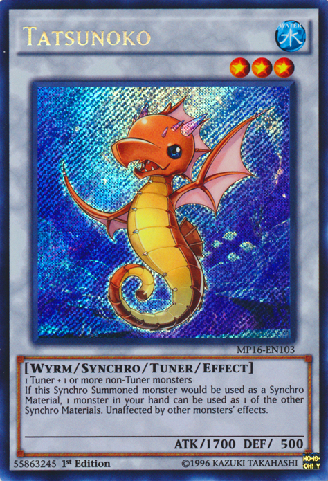 Tatsunoko [MP16-EN103] Secret Rare Yu-Gi-Oh!
