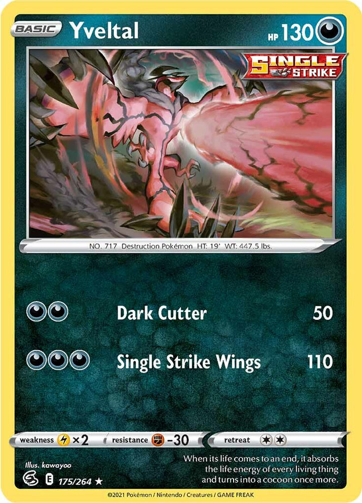 Yveltal (175/264) [Sword & Shield: Fusion Strike] Pokémon