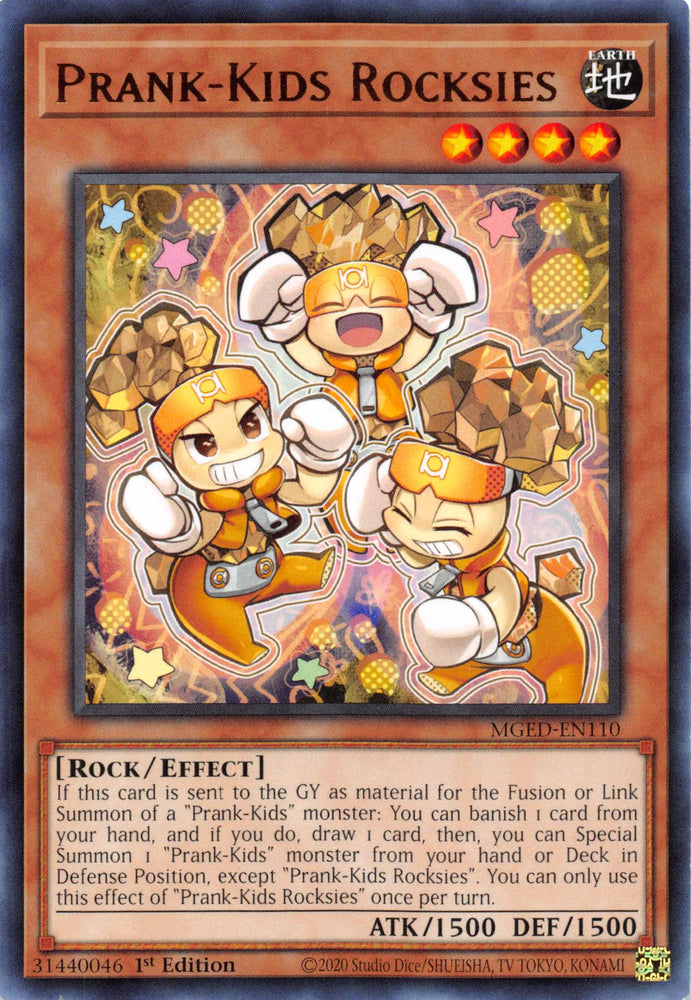 Prank-Kids Rocksies [MGED-EN110] Rare Yu-Gi-Oh!