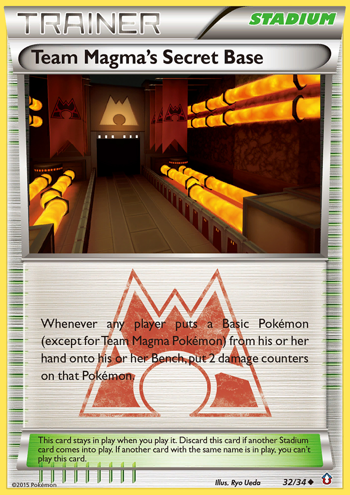 Team Magma's Secret Base (32/34) [XY: Double Crisis] Pokémon