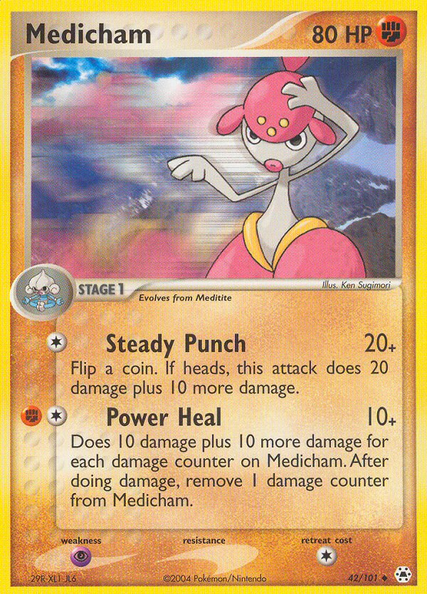 Medicham (42/101) [EX: Hidden Legends] Pokémon