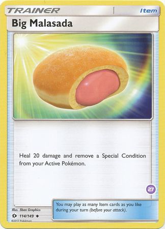 Big Malasada (114/149) (Deck Exclusive #27) [Sun & Moon: Trainer Kit - Alolan Sandslash] Pokémon